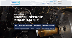 Desktop Screenshot of metalnit.pl